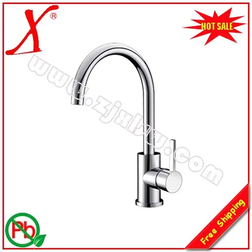 

L16565-роскошный хромированный латунный кухонный кран с креплением на бортике