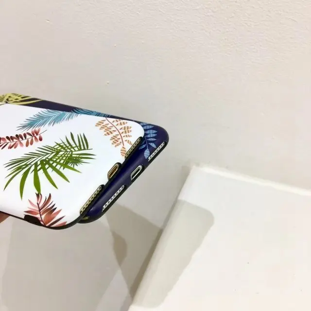 Для iPhone 6 S чехол новый милый мультфильм листья мягкой silicagel TPU для плюс 6splus задняя