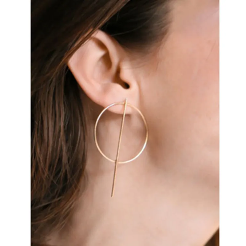 Винтажные серьги золотого цвета для женщин стильные аксессуары серьги-подвески