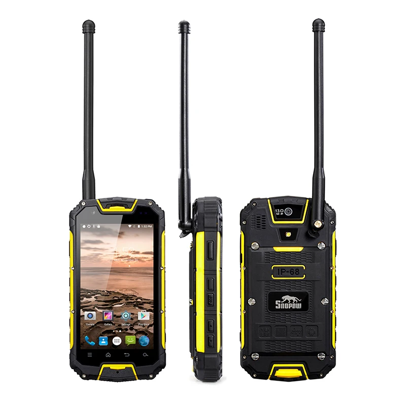 Snopow M5P IP68 Водонепроницаемый 4G LTE android 5 1 смартфон рация Оперативная память 2 ГБ