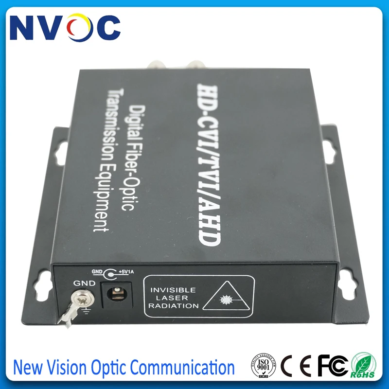 2Ch HD 720P AHD/CVI/TVI в волоконно оптический видео конвертер + 1Ch обратный RS485 данных SM SX 20