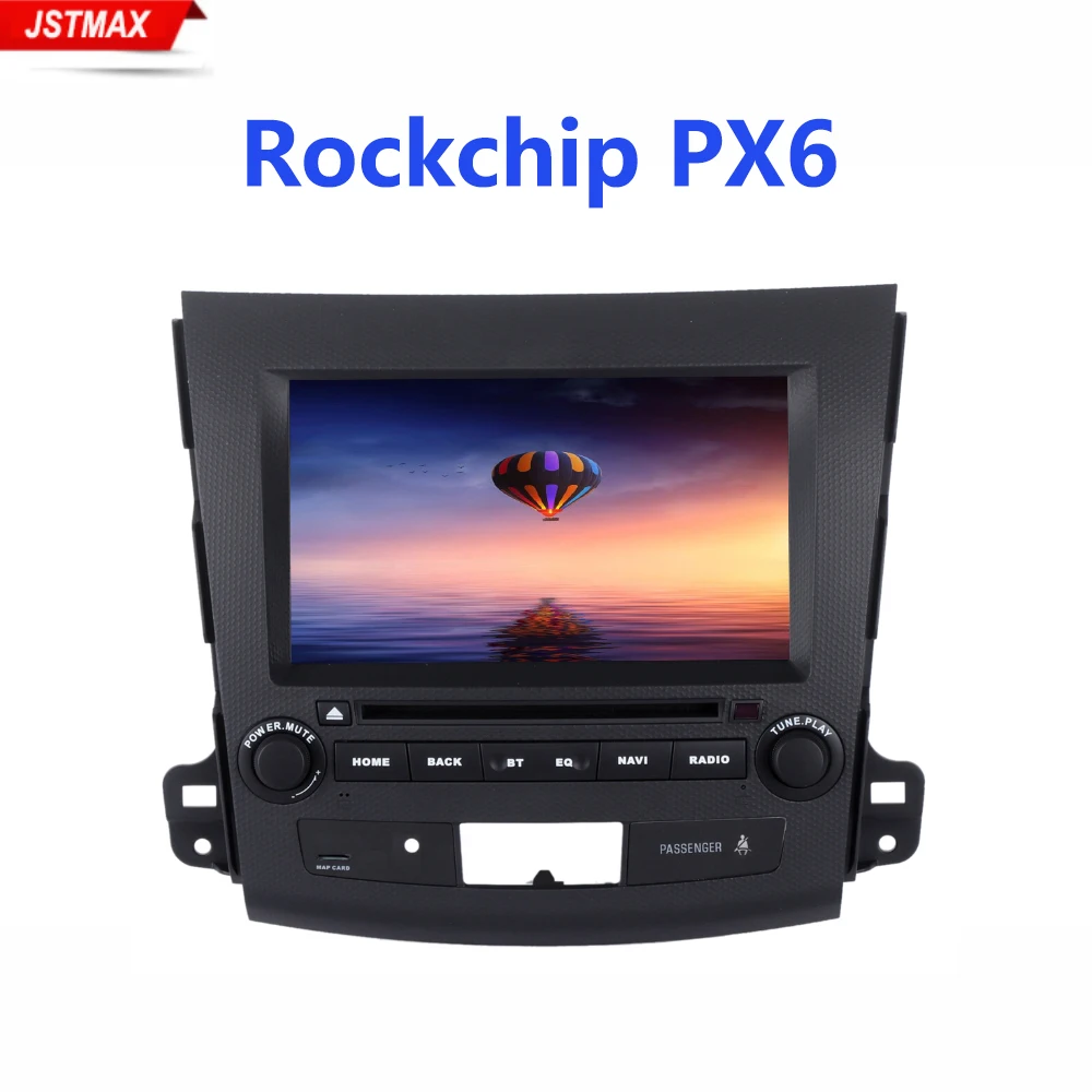 Автомагнитола 2DIN Android 9 0 PX6 IPS 8 дюймов GPS для Mitsubishi Outlander 2007 2008 2009 2010 2011 2012