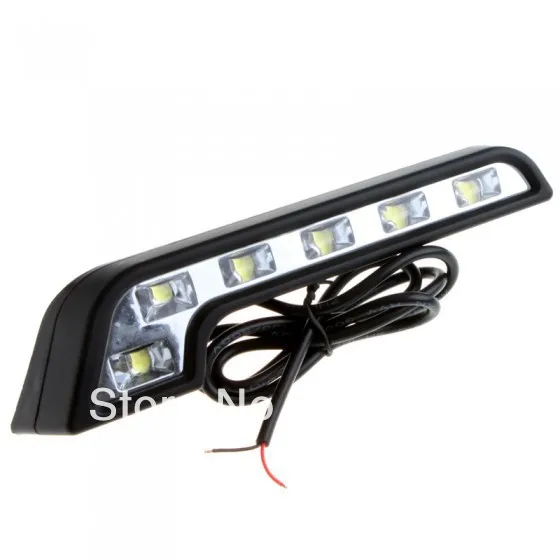 2 шт. x Белый 6 светодиодный Автомобильные дневные ходовые огни противотуманные