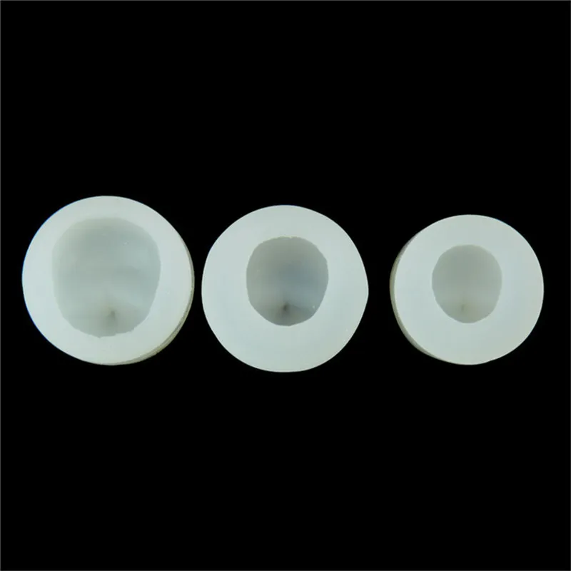 3pcs DIY Human Head Silicone Smooth Cake Mold Drops of Glue For Accessories Liquid Chocolate Fondant Moulds Baking Tool | Дом и сад