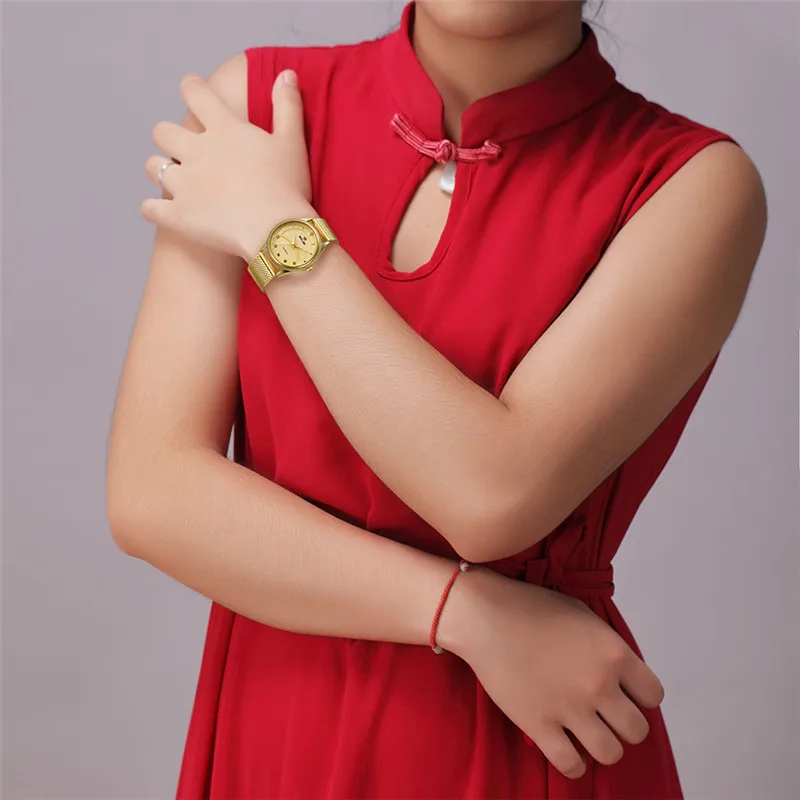 BELBI Новинка Montre Femme модные женские часы тонкие стальные Famle роскошные золотые