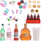 Миниатюрные пирожные, пончики, конфеты, мороженое, печенье, напитки подходят для 18-дюймовых девушек и 43 см детских кукол, аксессуары для одежды, поколение, рождение