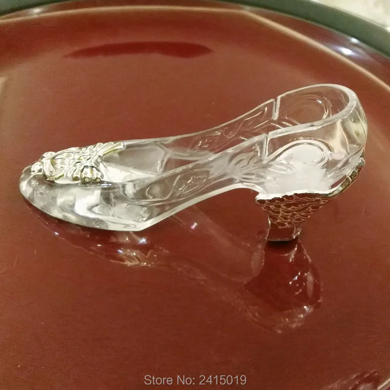 Прозрачная шкатулка для конфет на высоком каблуке 12 шт.|deco box|deco filledeco baby shower |