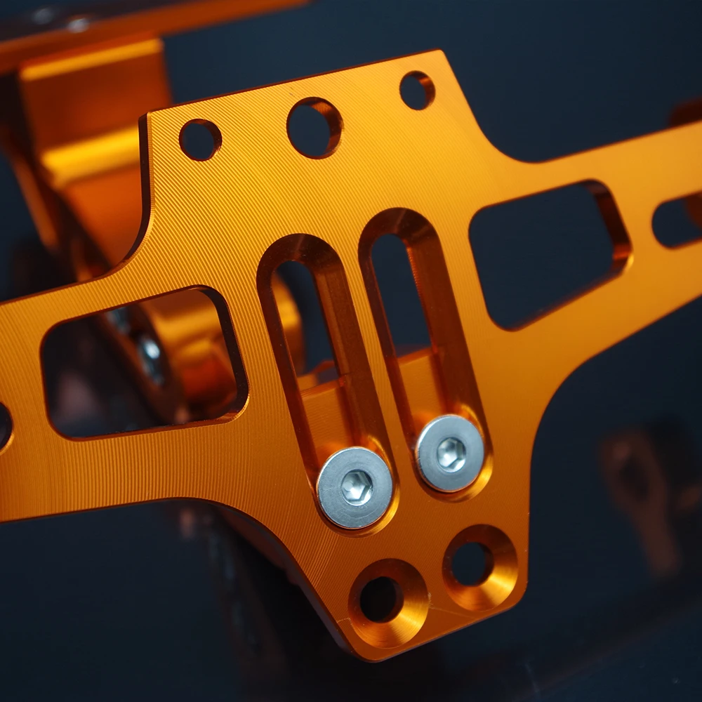 

CNC Motorcycle License Plate Bracket holder Adjustable with Flow LED For yamaha portatarga r6 yz250 ttr250 drag star mt09 raptor