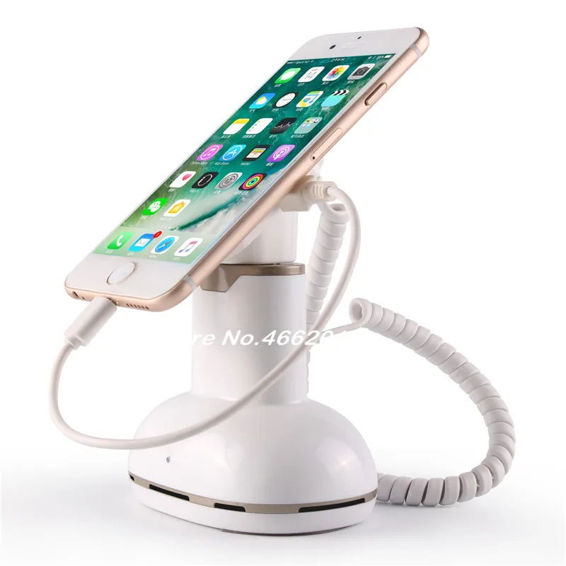 Подставка для мобильного телефона с защитой от кражи белая система цифровой