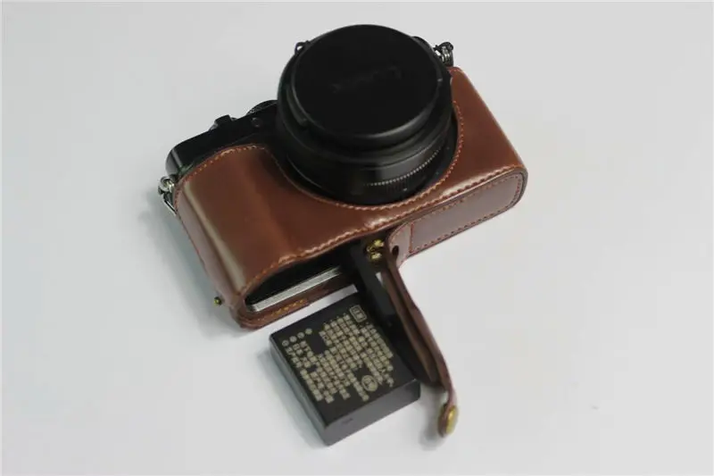 Черный/Coffe/коричневая камера PU кожаный нижний чехол для Panasonic Lumix LX-100 M2 LX100II Половина корпуса чехол