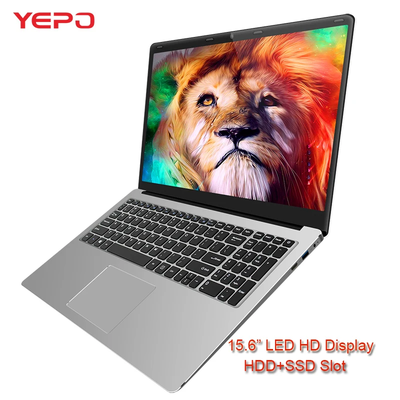 YEPO ноутбук 15 6 ''Intel Apollo quad core ультра тонкие Игровые ноутбуки с светодио дный LED
