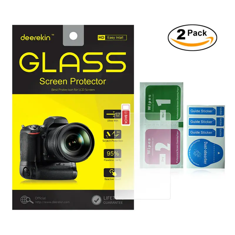 2 ШТ. Deerekin 2.5D Изогнутый Край Закаленное Стекло ЖК-Экран Протектор для Sony Alpha a5000