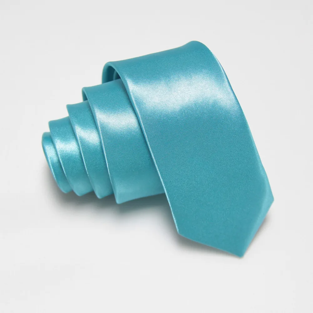 Тонкий мужской галстук HOOYI 2019 однотонный из полиэстера 36 цветов|skinny tie|ties skinnyslim tie |