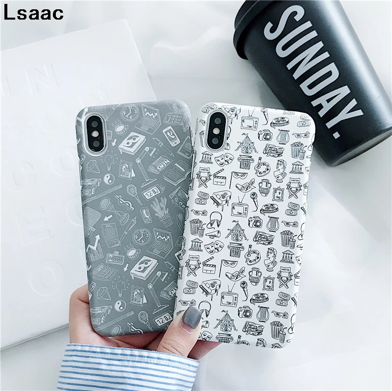 Телефон чехол для iPhone 5 5S SE X XR XS MAX анти шок тонкий полная защита PC 6 6S Plus 7 8