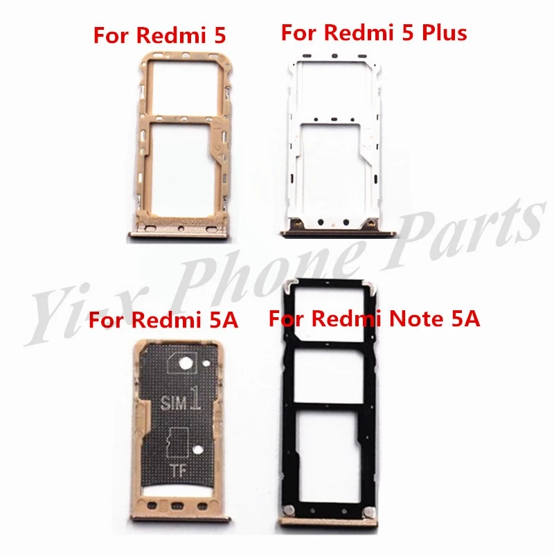 Держатель лотка для SIM карты Xiaomi Redmi 5 / Plus 5A Note 5A|Корпусы и рамки мобильных