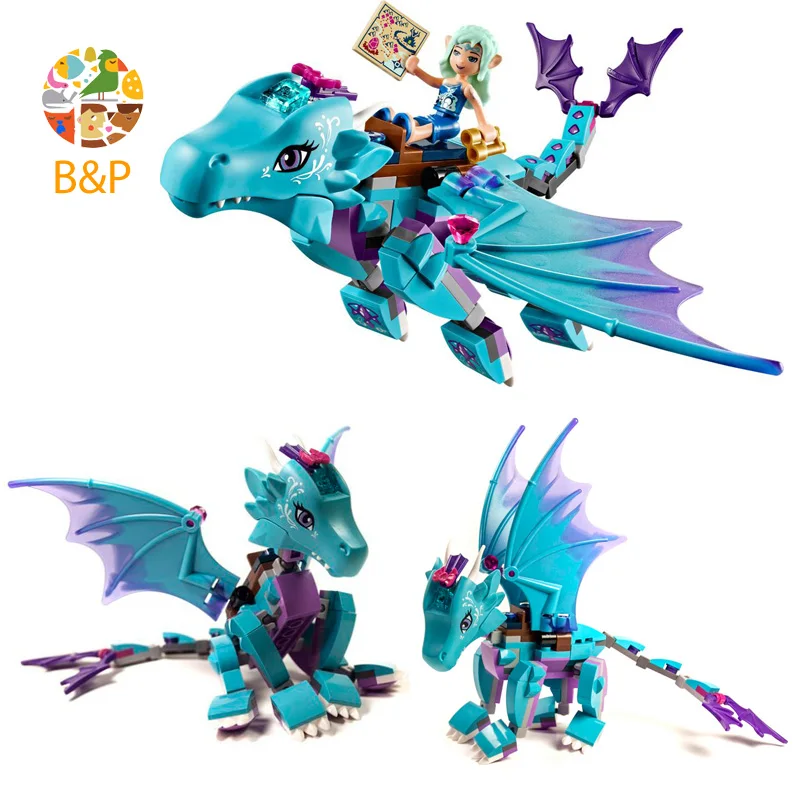 Bela Elves 10500 сказочные эльфы водный дракон Строительные кирпичи наборы блоков