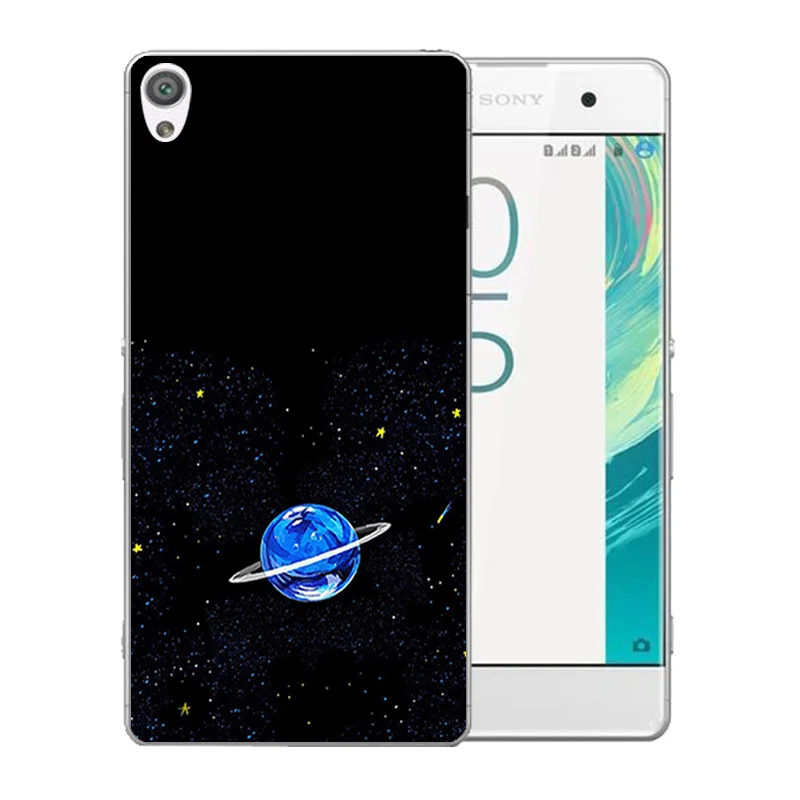 5 0 дюйма для Sony Xperia XA F3111 космический мир шаблон Мягкий Силиконовый ТПУ прозрачный