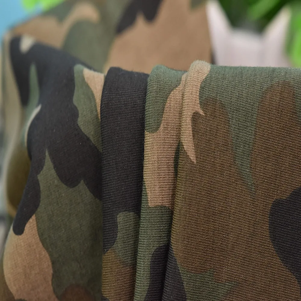 2018 хлопковая ткань с камуфляжным принтом лоскутные материалы для шитья юбка