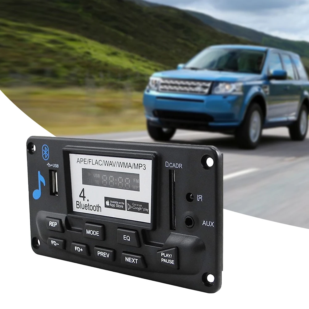 MP3 декодер доска Bluetooth 4 0 APE FLAC FM радио цифровой аксессуары Модуль аудиоресивера WAV