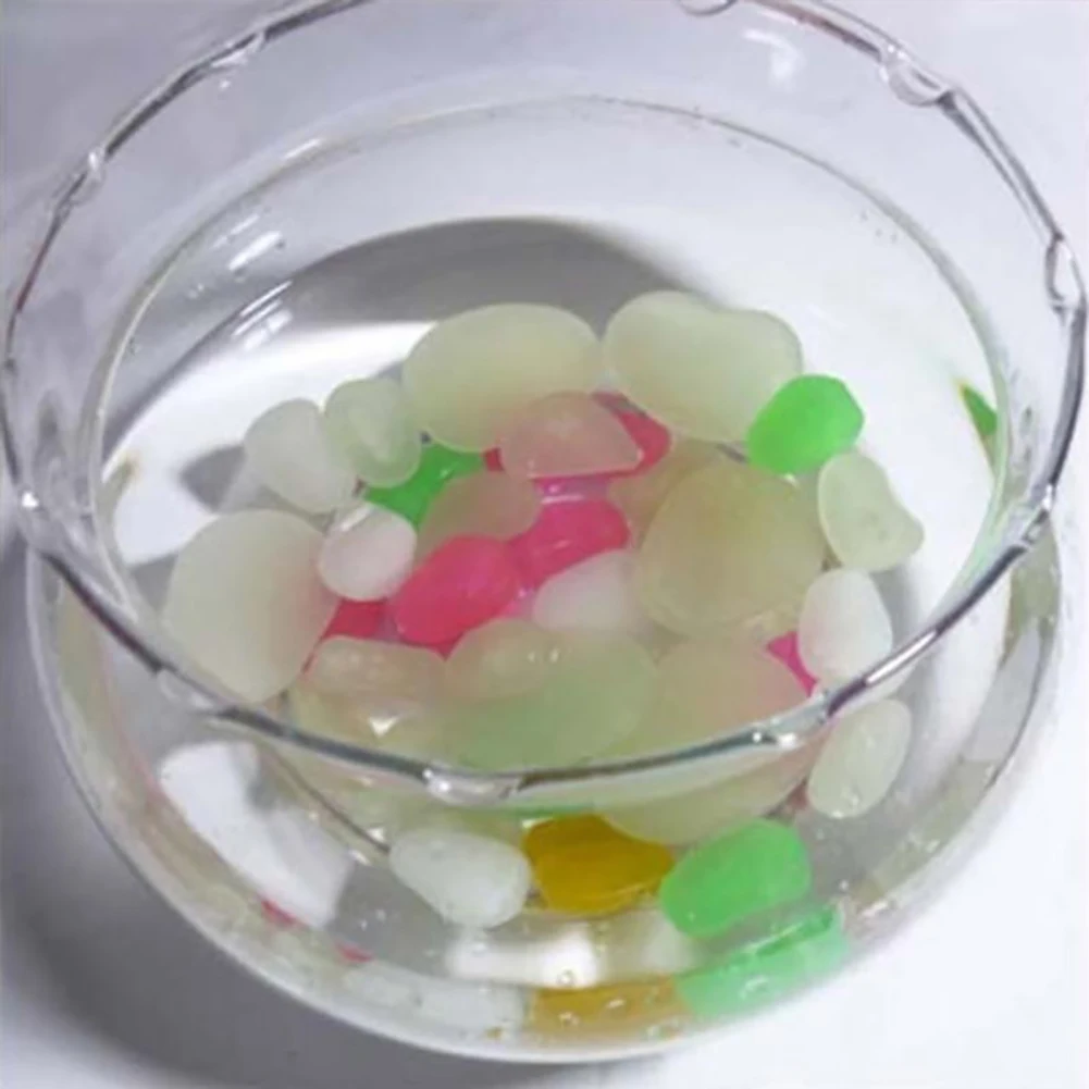 10 шт. светящиеся искусственные камни для аквариума|Декоративная галька| |