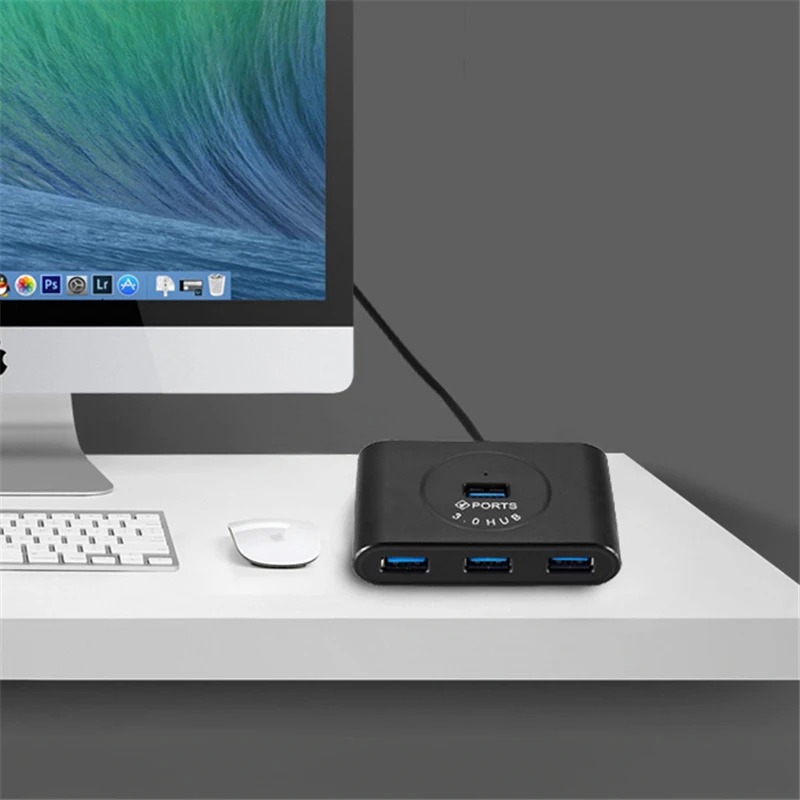 Usb-хаб 3 0 внешний 4 Порты и разъёмы USB разветвитель с микро Мощность Micro B мощность