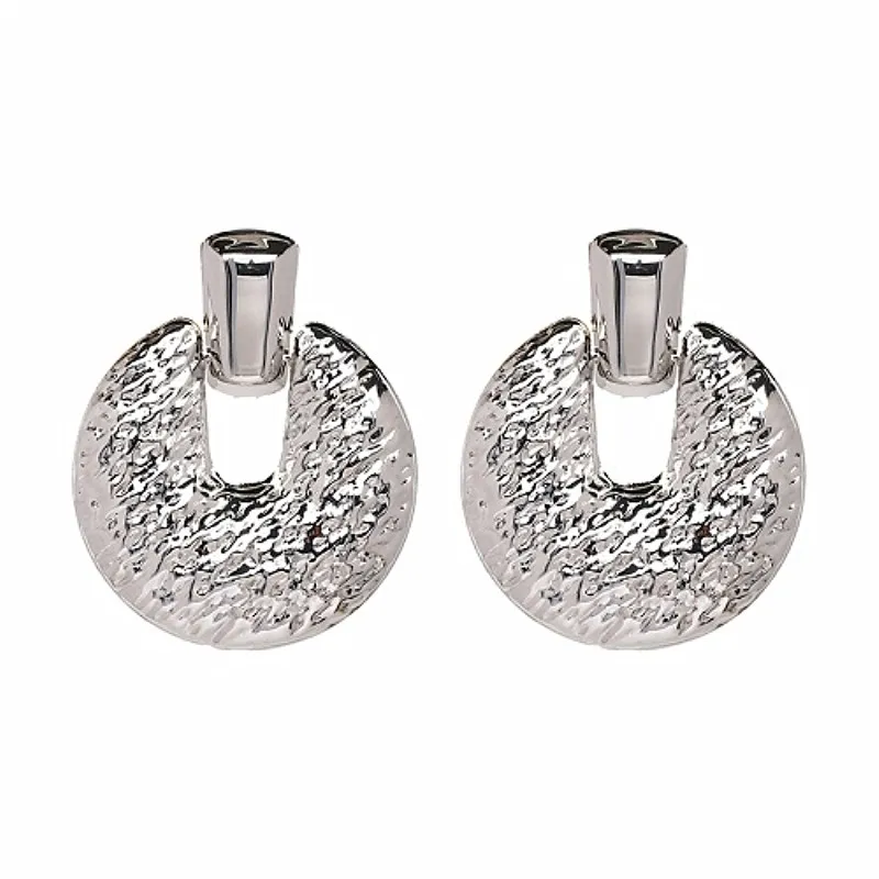 2192 Silver Большой 21 дизайн металлическая винтажная Капля воды серьги для женщин ZA Золото Серебро Цвет массивные серьги современная мода ювелирные изделия подарок - Окраска металла: 2192 Silver