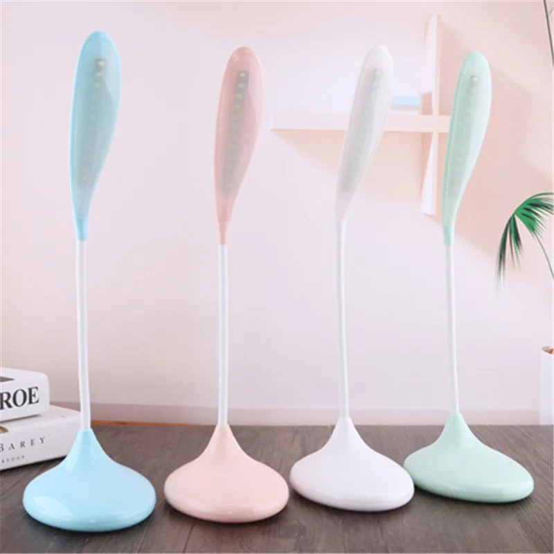LED Night Light Kids Bedroom Flexible Adjustable Portable Reading Desk Lamp USB Charger Lights for Children 4 Colors | Освещение