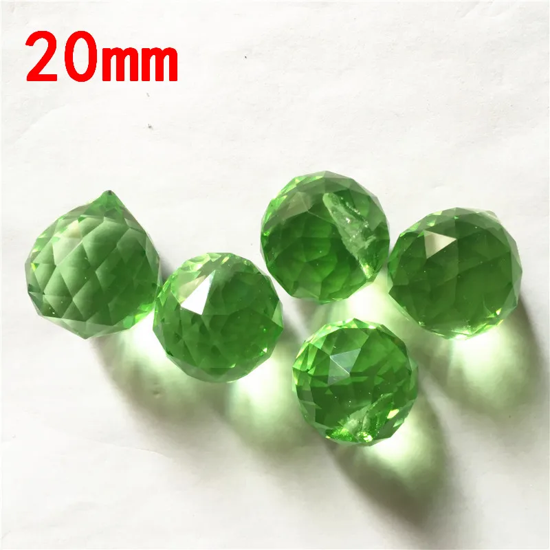 20 мм светло Зеленое Стекло Хрустальные шары свободные светильник люстра часть