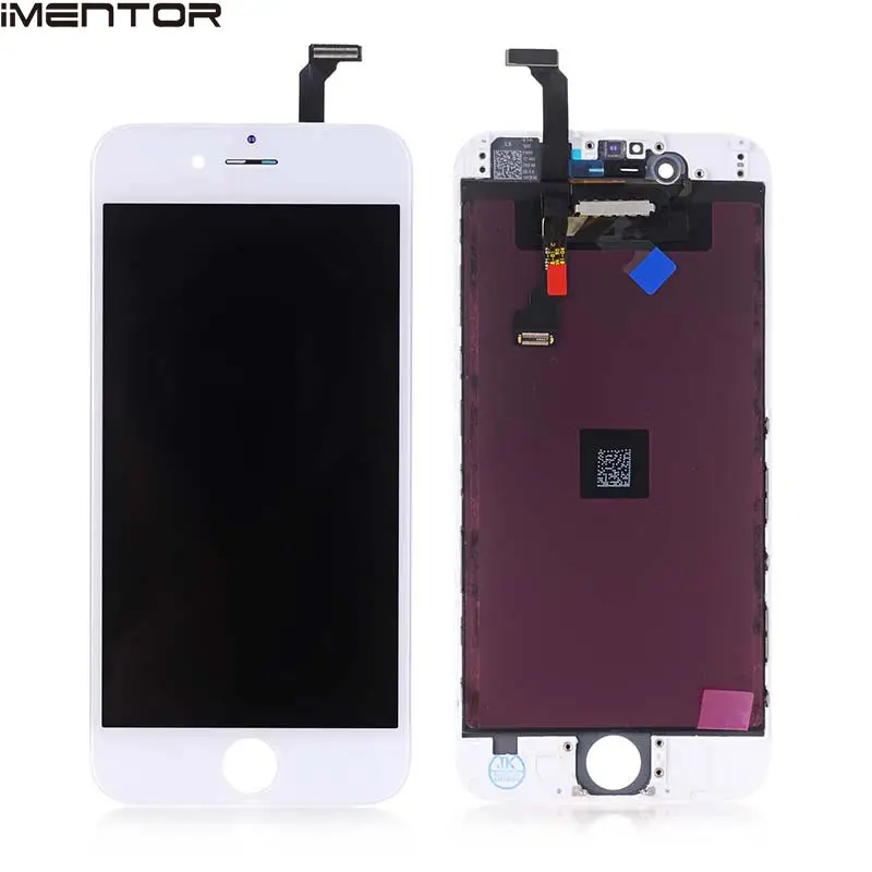 white 10 шт. TIANMA lcd Замена для iphone 6 ЖК-дисплей Замена сенсорный экран с дигитайзером закаленное стекло 10 шт - Цвет: white