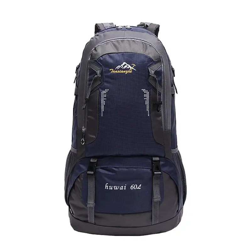 Dark Blue Открытый спортивный рюкзак 60л профессиональная альпинистская сумка дорожный рюкзак походный рюкзак для мужчин и женщин Sofeback - Цвет: Dark Blue