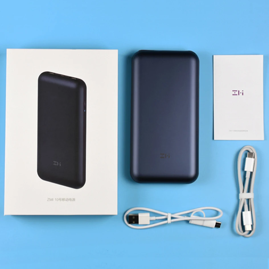 ZMI power Bank 20000 мАч 15000mAhUSB-C PD 2,0 внешний аккумулятор Портативная зарядка 3,0 type-C зарядное устройство для Macbook