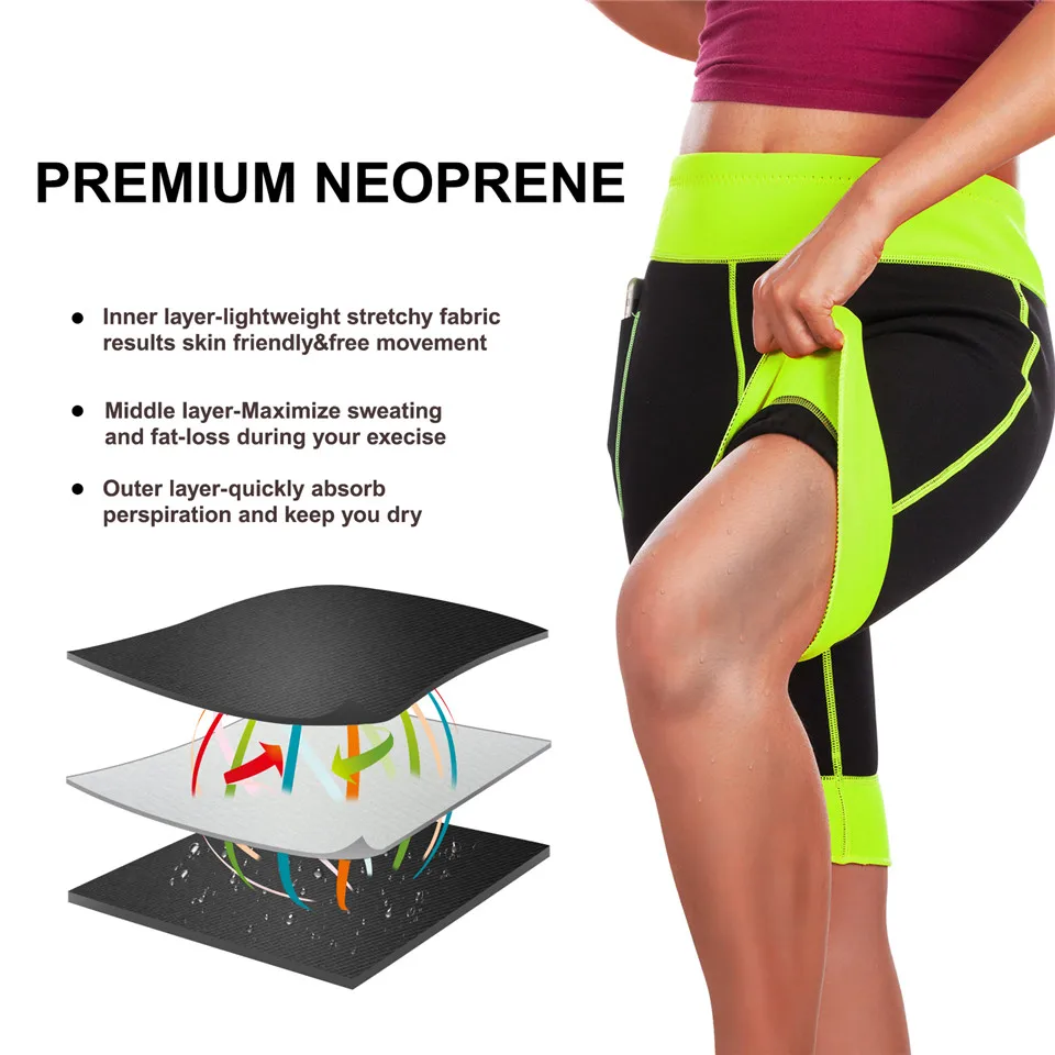 Шорты Junlan женские утягивающие неопреновые штаны с завышенной талией