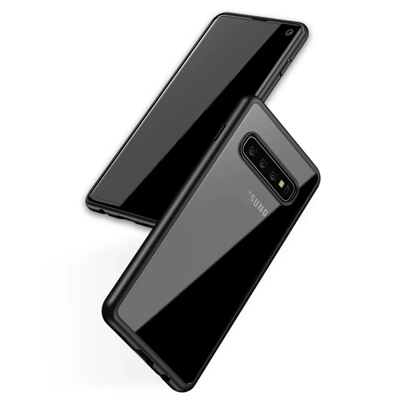 Чехол для Samsung S10 IPAKY S10e Прозрачный ударопрочный гибридный чехол из ТПУ и