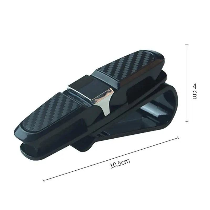 Зажим для очков карточка билета зажим денег ABS черный чехол автомобильных