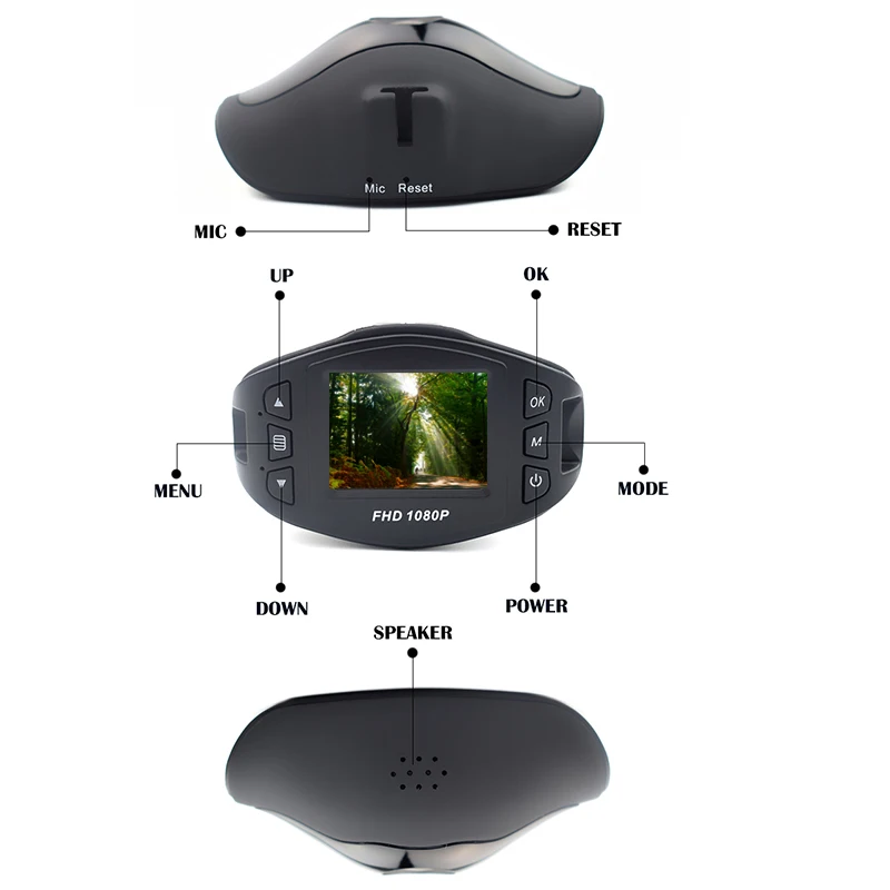 JUEFAN Wi Fi автомобильный детектор камеры 96658 dashcam видео регистраторы Зеркало DVR