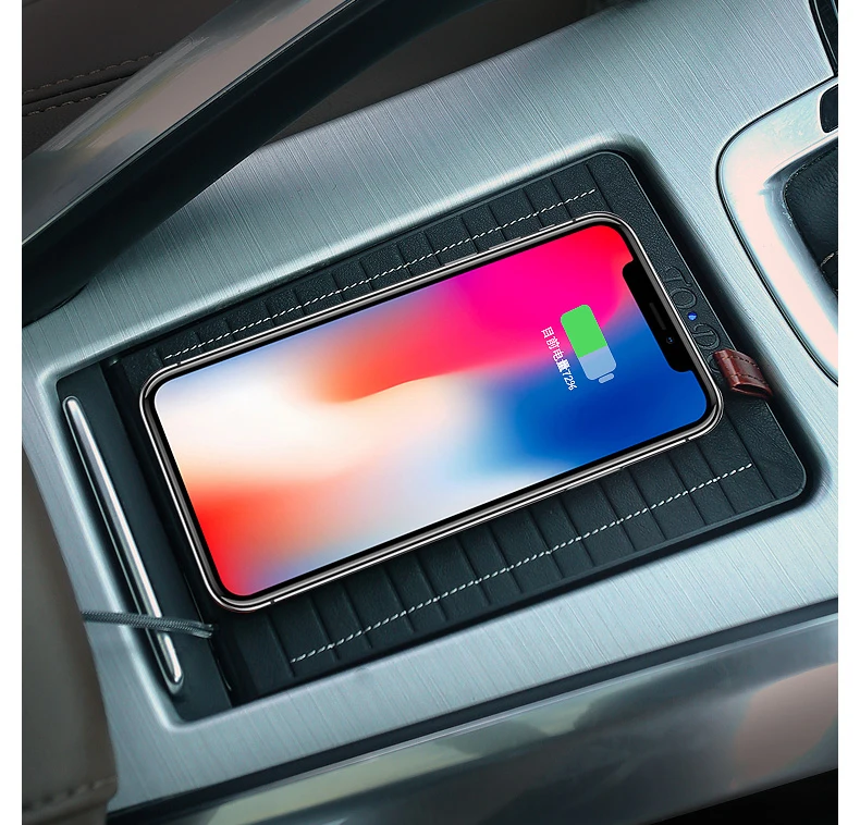 Lsrtw2017 автомобильное внутреннее USB беспроводное зарядное устройство для Geely Boyue Atlas внутренние молдинги аксессуары