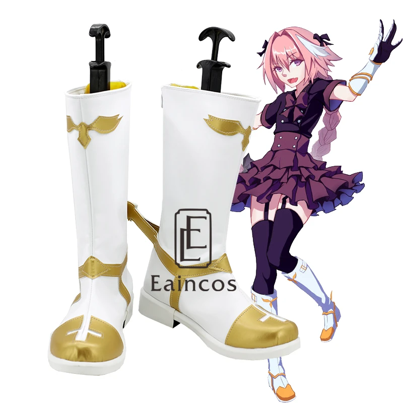 

Популярные вечерние ботинки для косплея Fate/Grand Order Fate Apocrypha Astolfo; Обувь по индивидуальному заказу