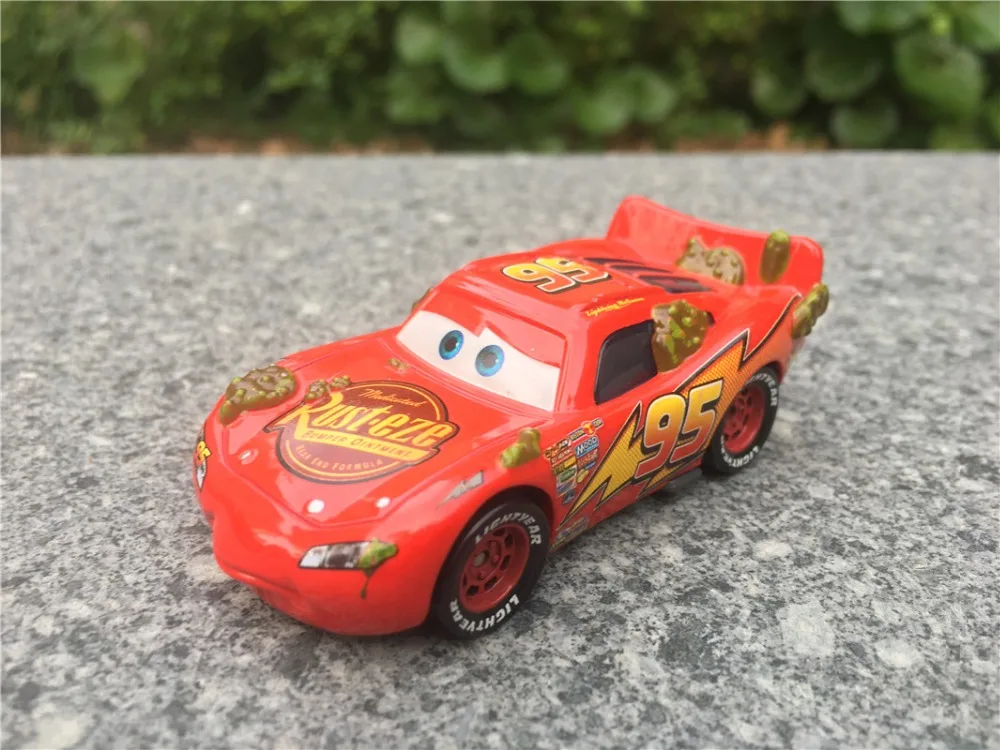 Disney Pixar тачки кактус Маккуин металлические литая Игрушечная машина новые