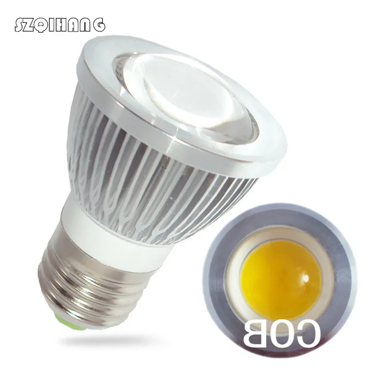 E27 GU5.3 GU10 MR16 LED COB Spotlight Ultra Bright 3w 5w 7w 10w Spot Light Bulb high power lamp AC DC 12V or 85-265V