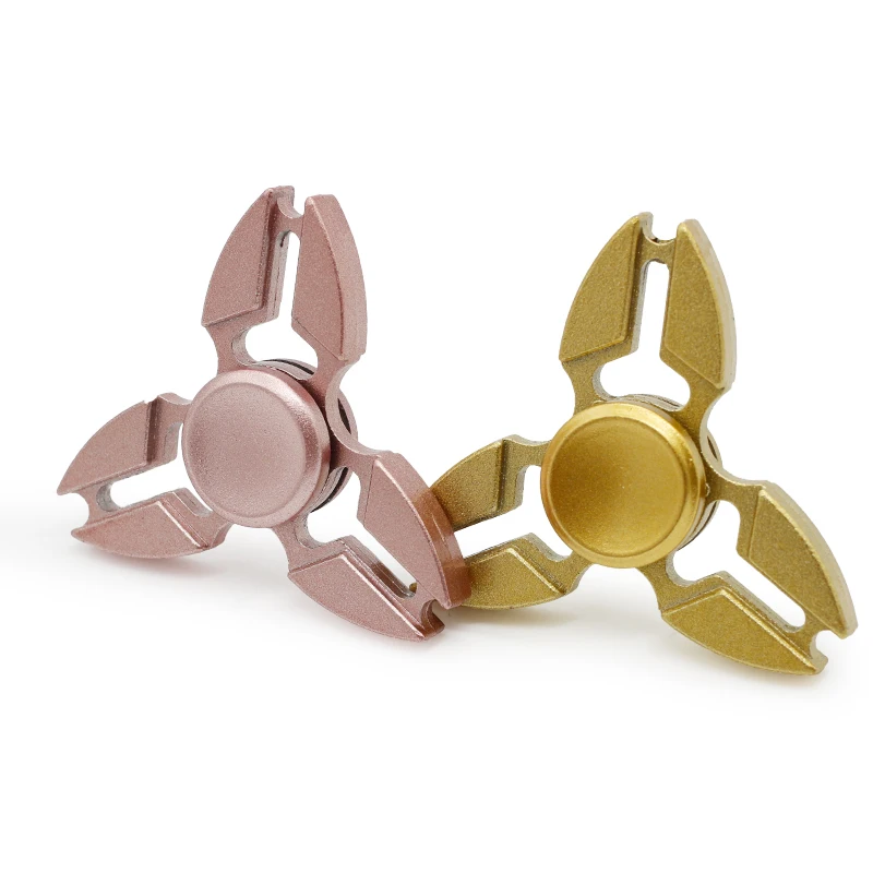 Новый EDC Непоседа Tri Spinner Игрушки узор ручной металл палец блесны и СДВГ взрослых