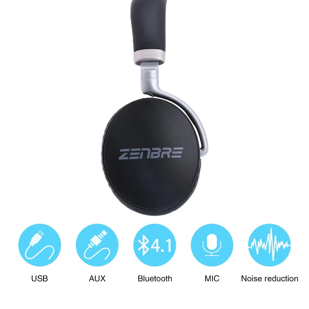 Bluetooth наушники беспроводные ZENBRE H6 складные 4 2 плюс бас Портативный Hi Fi стерео с