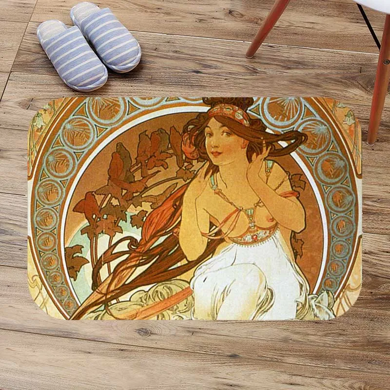 Alphonse разрисованные фотообои для ванной комнаты нескользящий коврик