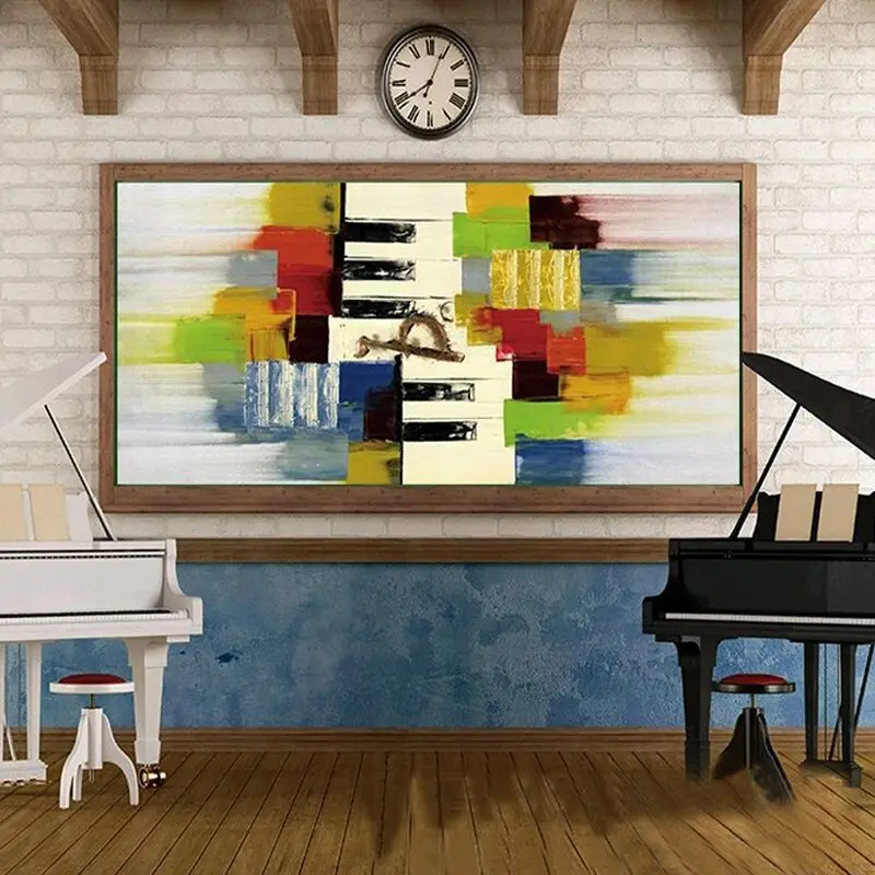 Настенная абстрактная картина Современная маслом на холсте украшение для дома