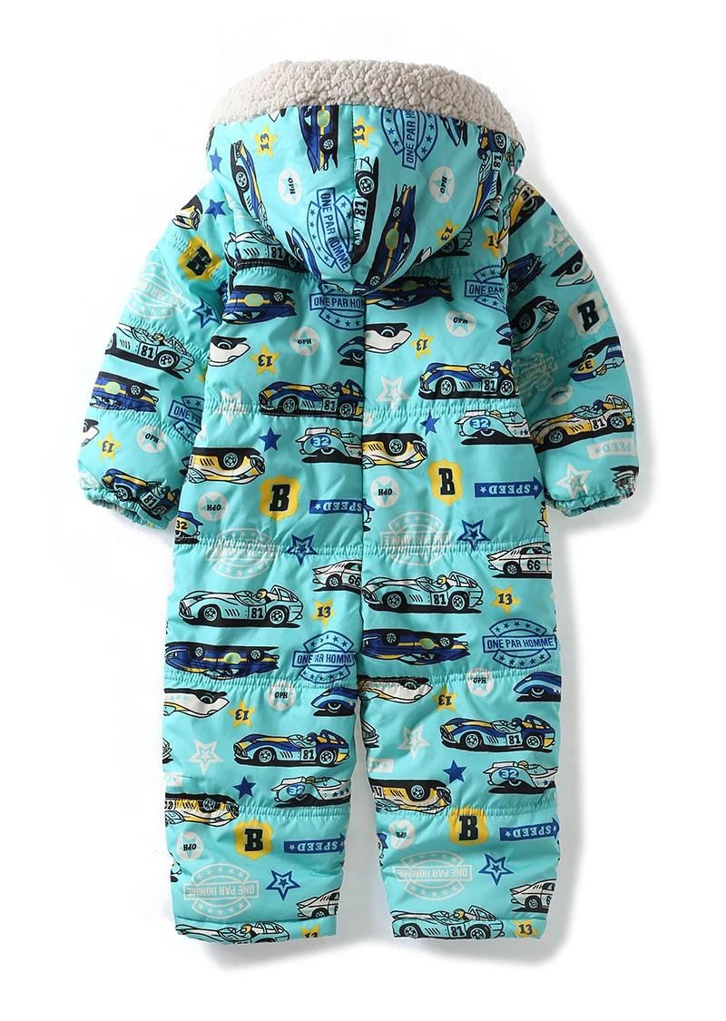 Зимний комбинезон для маленьких детей ветрозащитная хлопковая верхняя одежда