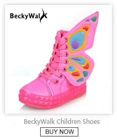BeckyWalk/детская обувь для девочек; детская парусиновая обувь; спортивная обувь для мальчиков; кроссовки ярких цветов на шнуровке; детская повседневная обувь; CSH649