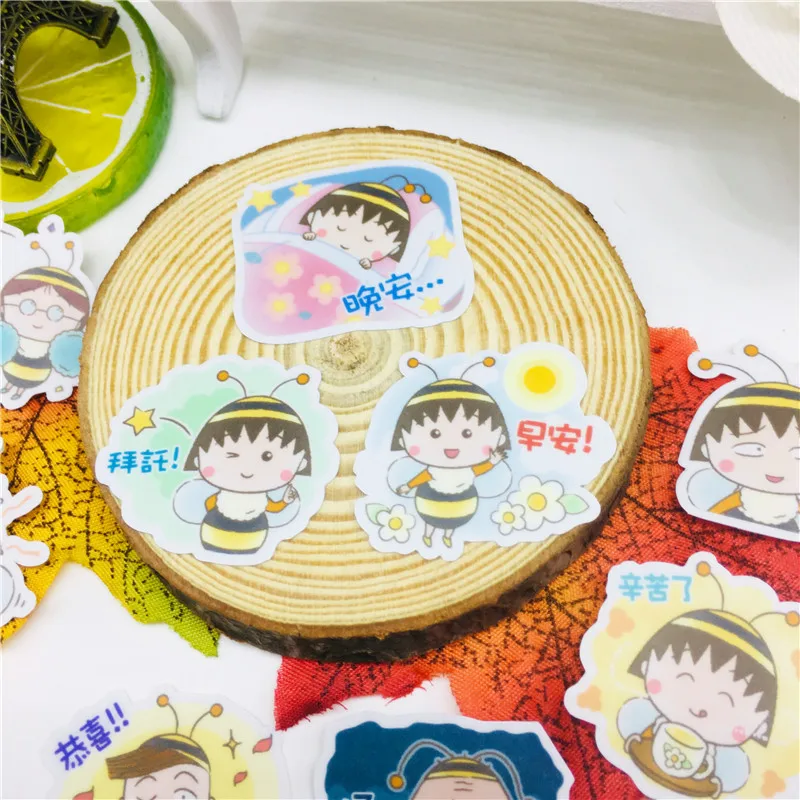 

40 pcs Anime bee girl Stickers for Car Styling Bike Motorcycle Phone Laptop Travel Luggage Cool Funny Sticker Bomb Decals