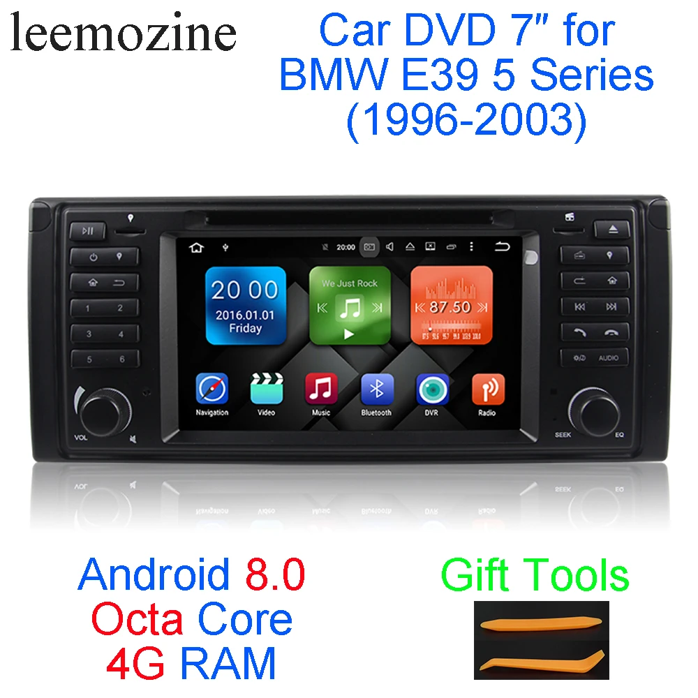 Android 8 0 Octa Core 4G RAM 32G ROM gps навигации стерео 7 &quotдюймов DVD плеер автомобиля для BMW E39