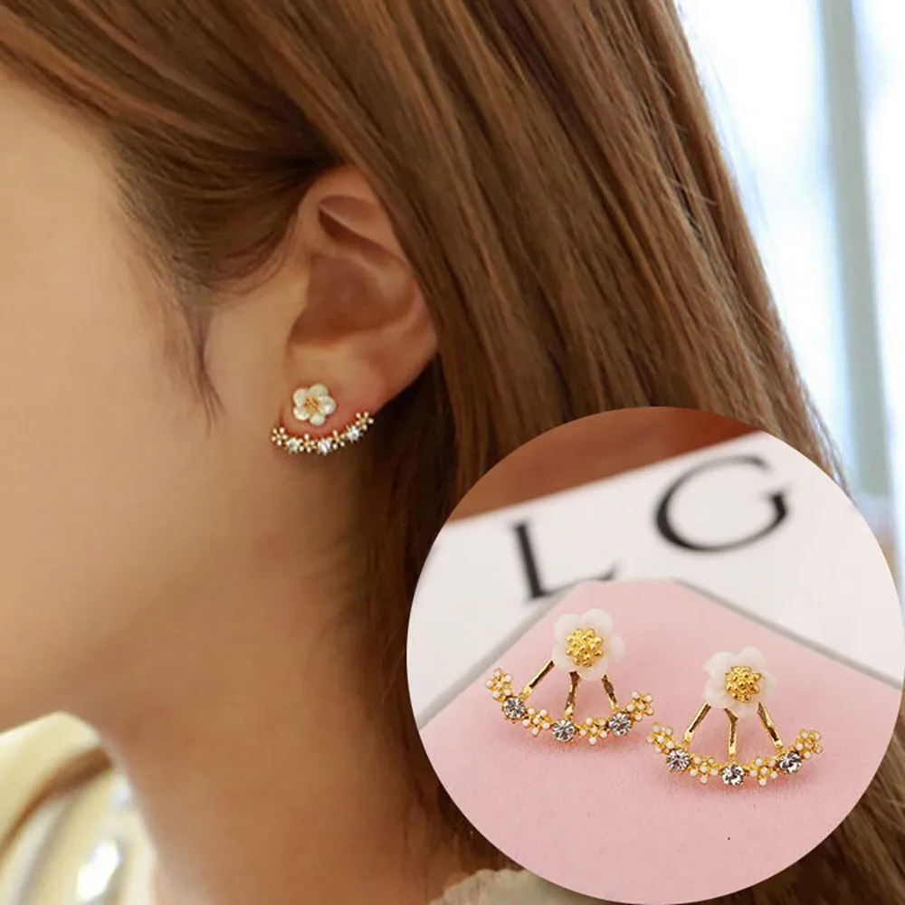 Boucles D Oreille Femme 2019 серьги с большим цветком жемчужные корейские модные Kpop