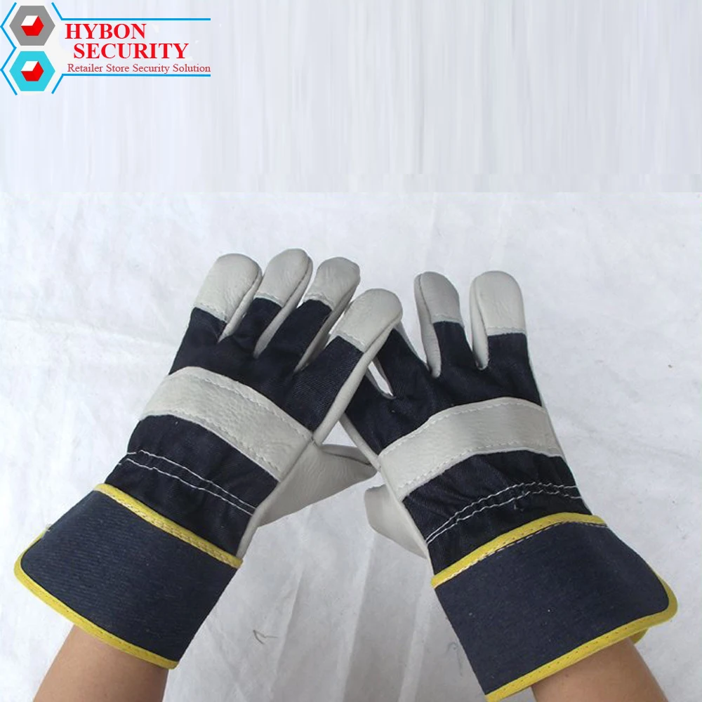 HYBON сварщики рабочие кожаные антистатические перчатки guantes antiestaticos electronica