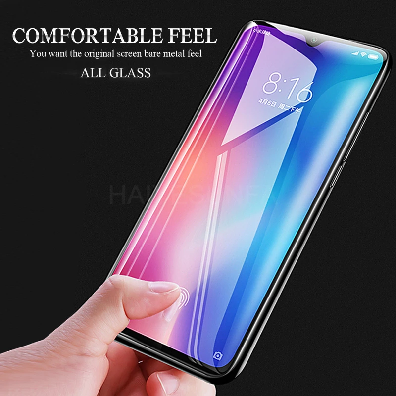 21D полностью изогнутое Защитное стекло для Xiaomi mi 9 SE 8 A1 A2 6X 5X Lite закаленное